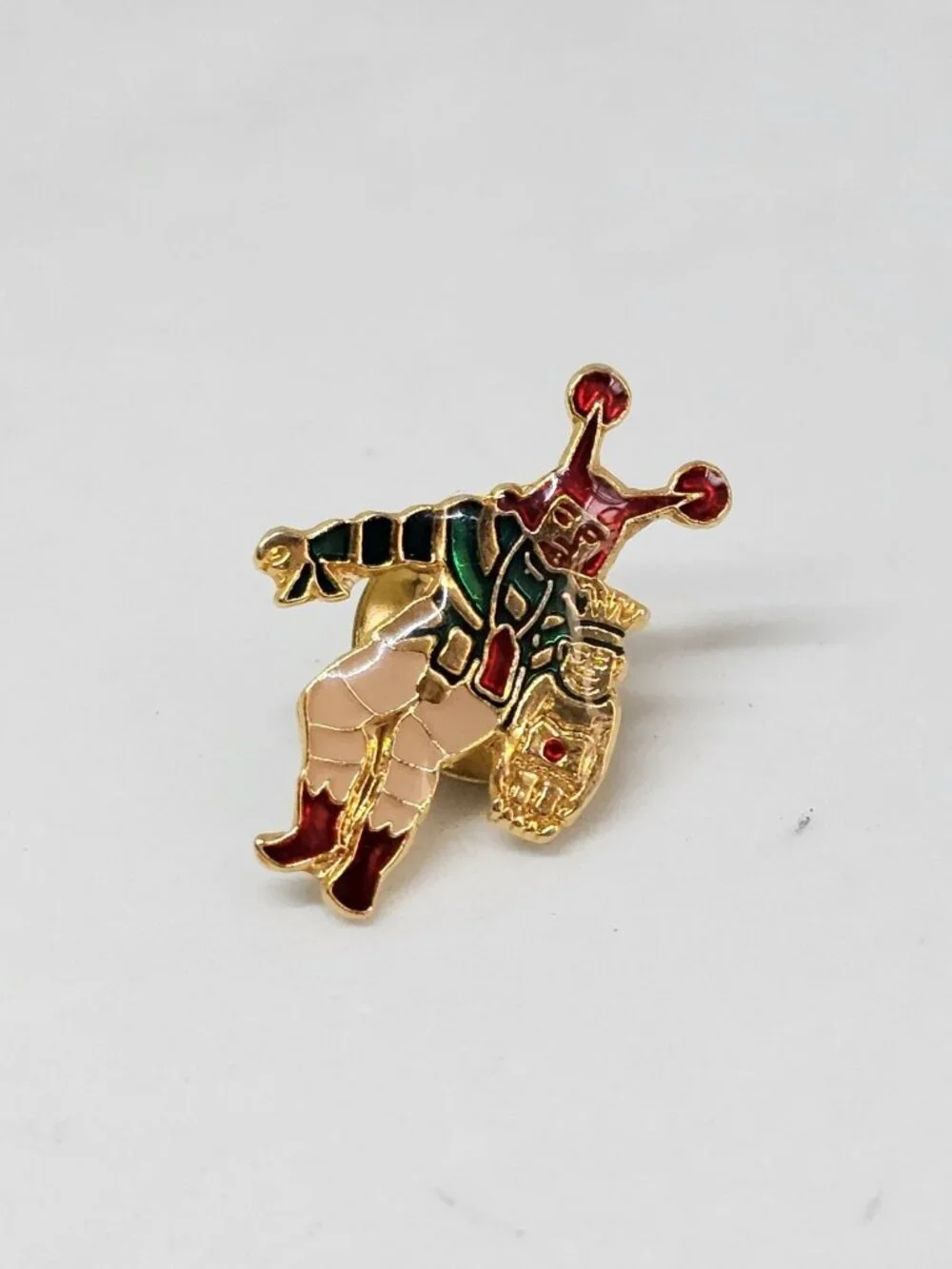 Vintage Kachina Masonic El Zaribah Shriners Pin Lapel Enamel Clown Unit